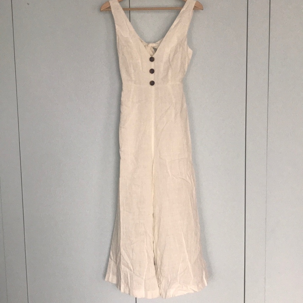 White summer jumpsuit new with tags never worn
